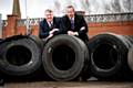 Steve Richardson of Direct Tyre Management and Tony Edwards of United Utilities  