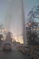 A burst water main