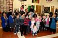 Children taking part in the world record attempt
