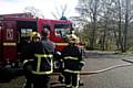 Fire-fighters at Hopwood Hall College