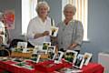 Brenda Jones with Beryl on the daffodil post card stall