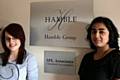 Rachel Cleminson and HR Manager Arfana Shafi