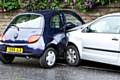 Accident involving a Ford KA and a Volkswagen Polo