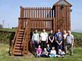 Back:Warren Ogden, Matthew Bamford (Technician), Sam Heap, Kieran Smith, Howard Jones (Staff).
Middle:Andrew Charlesworth, Phil Chadwick (Course Tutor)
Front:Children at Moorlands Children’s Home.
