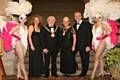 Rochdale Exchange Charity Ball<br \>Showgirls with the Mayor and Mayoress of Rochdale and Lorenzo O'Reilly