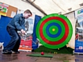 Target Golf was a popular attraction with visitors 