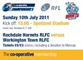 Rochdale Hornets working alongside the Co-op and Mencaphope to set a new Co-operative Championship 1 attendance record!
