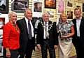 The winners with the Mayor and Mayoress: Mayoress Brown, Bernard Fisher (winner Beginners Print Category), Mayor Godson, Ruth Green, (winner, Beginners Digital Image), Mike Davis (winner Advanced Print)