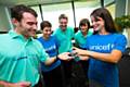 Pharmacist Padraig McGuinness; Jane Kellas of UNICEF; Co-operative Pharmacy Managing Director John Nuttall; Co-operative International Development Adviser Hannah Newcomb; Lydia Piddock, UNICEF