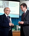 Jim Dobbin MP and Professor Peter Passmore