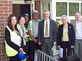 Communities and Local Government Minister Andrew Stunell visiting on Kirkholt Estate