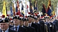 Veterans marched along Whitehall to Parliament