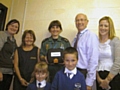 Lisa Dempsey, Gail Hazeltine, Rachel Massey, Andy Kirkpatrick, Victoria Knowles. 
Front row: Lillie Wakeling and Jack Massey
