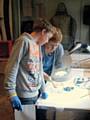 Matthew Moss students taking part in the University of Manchester Museum’s Midden Project
