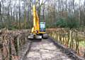 Tractor clearance at Hopwood Hall College Middleton Campus