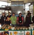 Hopwood Hall College students at Health Week stall