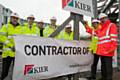 Cllr Andrew Fender, Chair of the Transport for Greater Manchester Committee was invited to Rochdale Interchange on Monday to tighten the final bolt of the newly erected steelwork