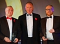 Business Man of the Year - Stephen Grindrod (left)and Daniel Shackleton (right)<br \> Rochdale Business Awards 2012