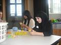 Rochdale Sixth Form College students Taiba Zubaid and Saima Khanam