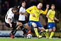 The turning point of the game as this Sam Morsey foul on Jason Kennedy brought him a red card<br \>Port Vale v Rochdale