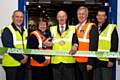 Ian Stansfield, Asda Distribution Director; Lynne Watson,  Wincanton general Manager; Mayor of Rochdale, James Gartside; Guy Elliot,  Managing Director of Wincanton and Jim Taylor, CE of Rochdale MBC