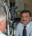 Mr Hashmi, clinical director for Ophthalmology and patient