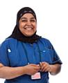 Shahana Khalid, a Rochdale midwife at The Pennine Acute Trust, featured on one of the campaign posters