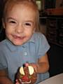 Lily May with her Christmas Cake