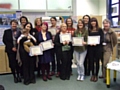 A newly qualified group of Breastfeeding peer supporters celebrate their success at a graduation lunch at Castlemere Children’s Centre in Rochdale on December 14