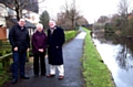 Mr Reeve with Councillors Colclough and Mulgrew 