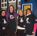 Fundraisers: Janette Wilson, Louise Richardson, Natalie Taylor and Vicky Anderton.