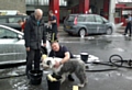 Watch Manager, Barry Malone, with Betsy the sheepdog