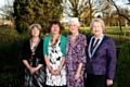 Joan Banks, President of Rochdale Rotary, Ann Whitley, President of Rochdale Inner Wheel, Phyllis Charter, Association President and Janet Whittles, District Chairwoman.