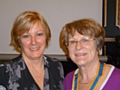 Carol Bonham and President Joan Banks