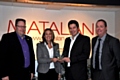 Matalan Retail Director Mike Jeans, NSPCC’s Alex Hanson, Matalan CEO Darren Blackhurst and Matalan Marketing Director Lee Pinnington.
