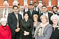 Baroness Warsi with Conservative councillors and candidates in the forthcoming local elections