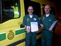 Patient Transport Service Care Assistants, Alan Davey and John Taylor