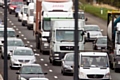 Drivers advised to take care on roads as high winds sweep across country 