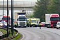 Very severe congestion on M62 (J20/21) due to accident blocking westbound carriageway