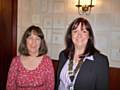 Mrs Louise Salisbury, past President and Mrs Louise Wilcox, a partner in AST Hampsons, the new President 