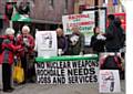 Peace Group’s most recent campaign stall in Rochdale 