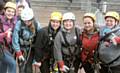 Girlguiding North West England zip wire challenge