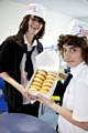 Jubilee Donuts - staff and students of Matthew Moss High School were served an array of traditional food to celebrate the Queen’s Jubilee 