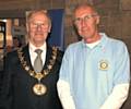 President Dr. David Smithard with the Mayor of Rochdale