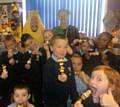 Pupils at St Mary’s RC Primary, Middleton enjoy their cook and taste session

