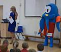 Students at Harwood Park Primary School received advice about how to stay safe around water during the summer