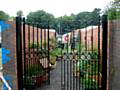 RHS Tatton Park Flower Show, local volunteers view part of Groundworks Urban Oasis garden