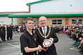 Josh Nuttall with the Mayor of Rochdale