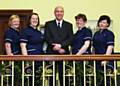 Members of Pennine Care’s new nurses’ forum pictured with Michael McCourt, Director of Operations and Nursing 