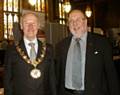 Mayor James Gartside with John Kay of Molesworth Bright Clegg